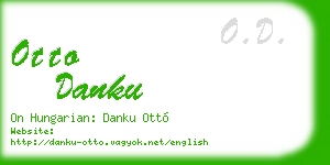 otto danku business card