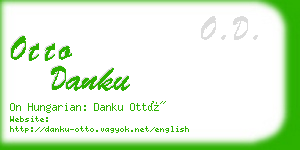 otto danku business card